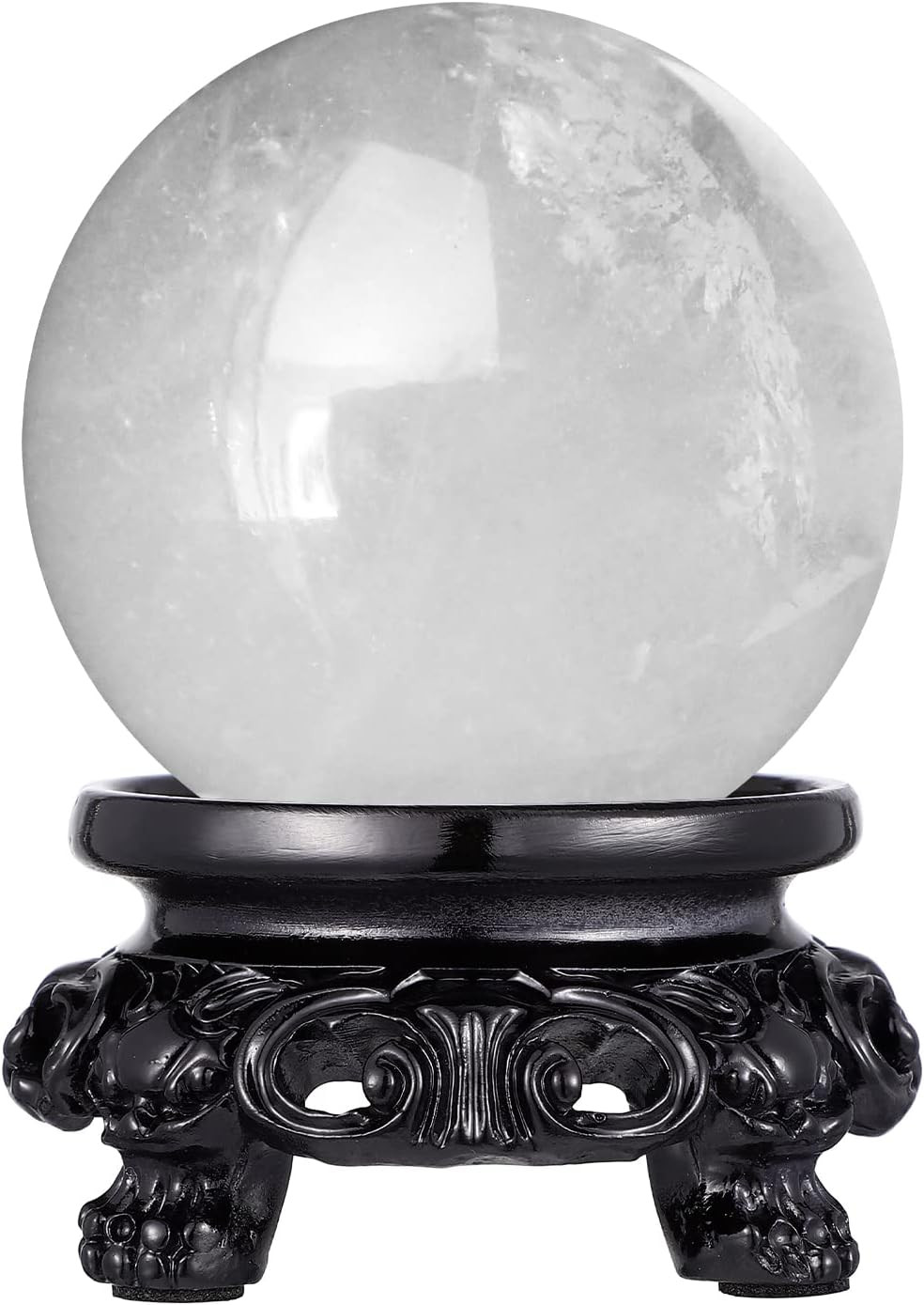 PATKAW Wooden Stand for Crystal Sphere 1 Pc, 5X5X3Cm, Sphere Stand, Crystal Ball