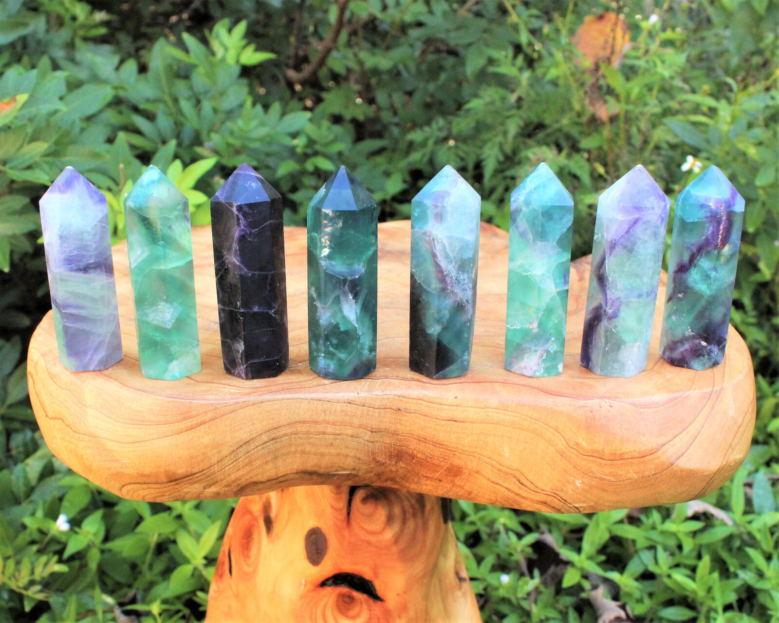 Natural Fluorite Generator / Obelisk, 2.5-4″ (Fluorite Tower, Rainbow Fluorite)