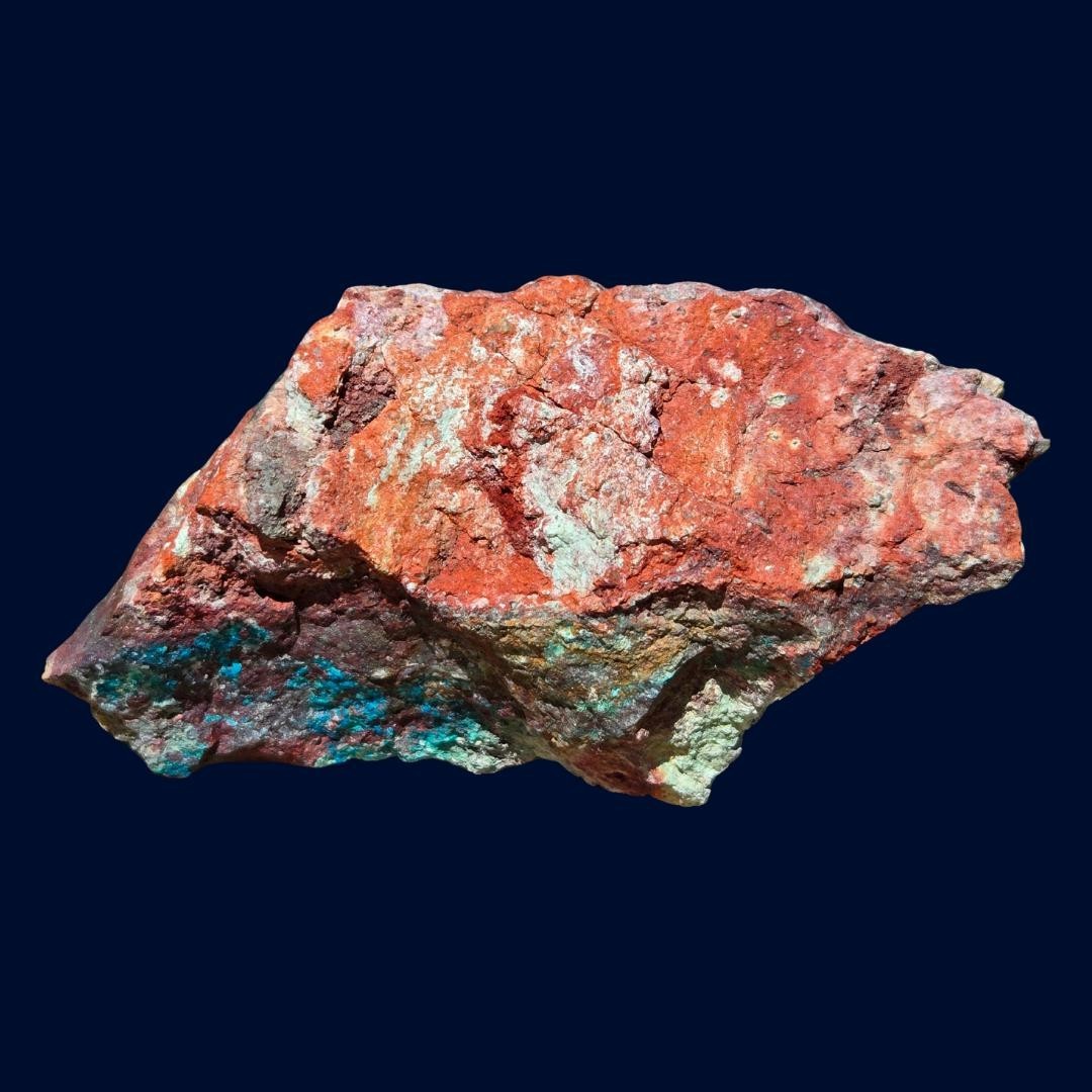 Blue Basin Mine Chrysocolla Copper Ore 302g Nevada Quartz Display Specimen