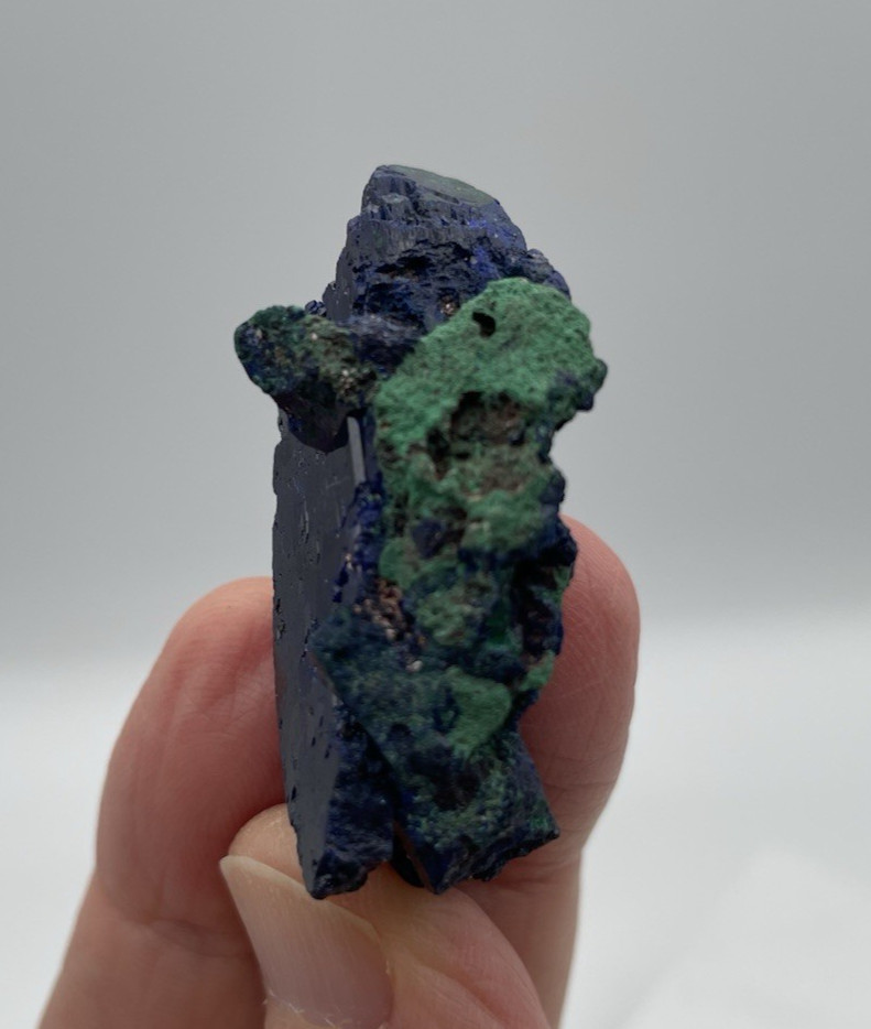 ~ 1 5/8” high x 1 1/4” x 3/4” depth, AZURITE, Milpillas Mine, Mexico