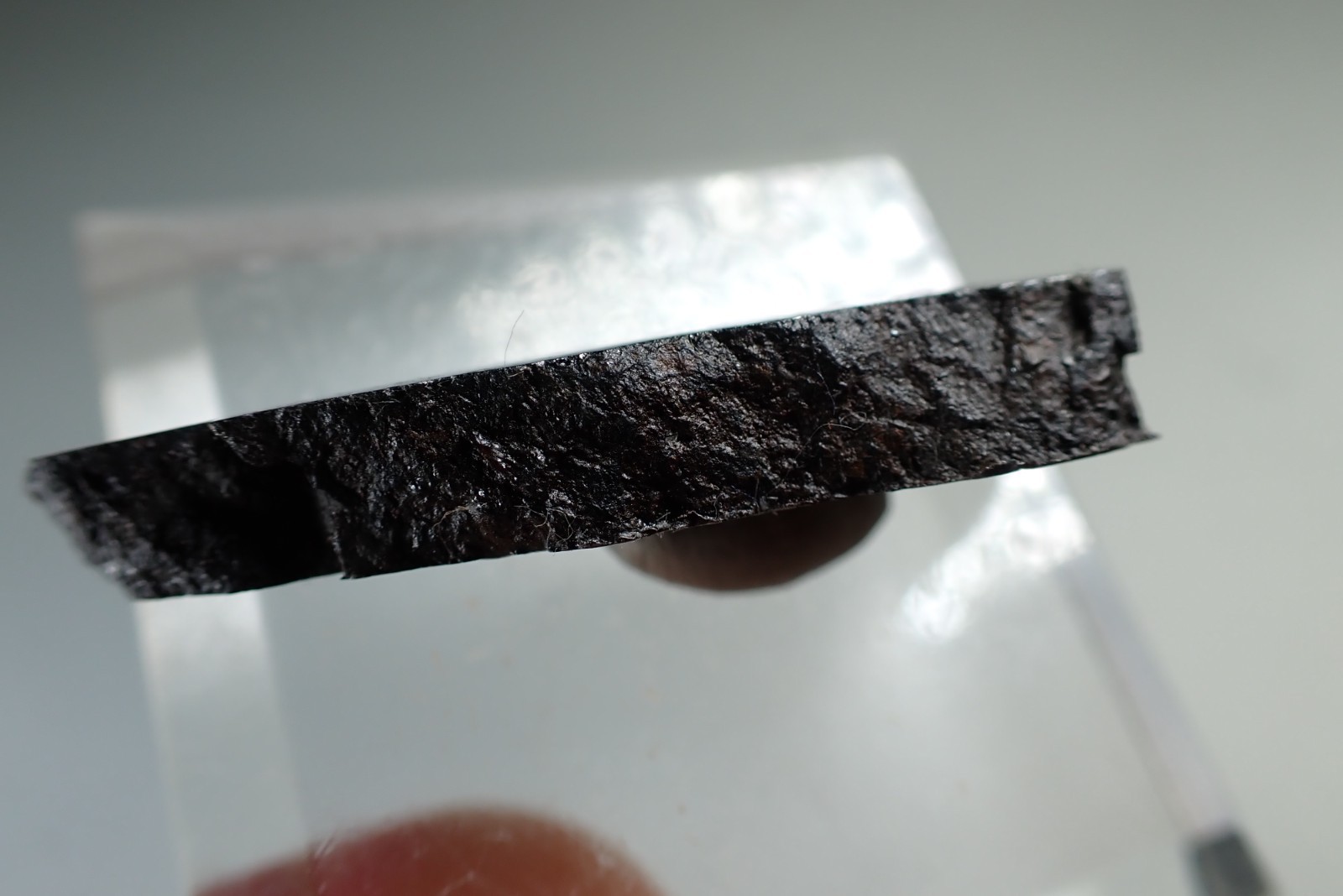 NATIVE IRON IN BASALT * VERY RARE ! Khungtukun Massif, Taimyr, RUSSIA