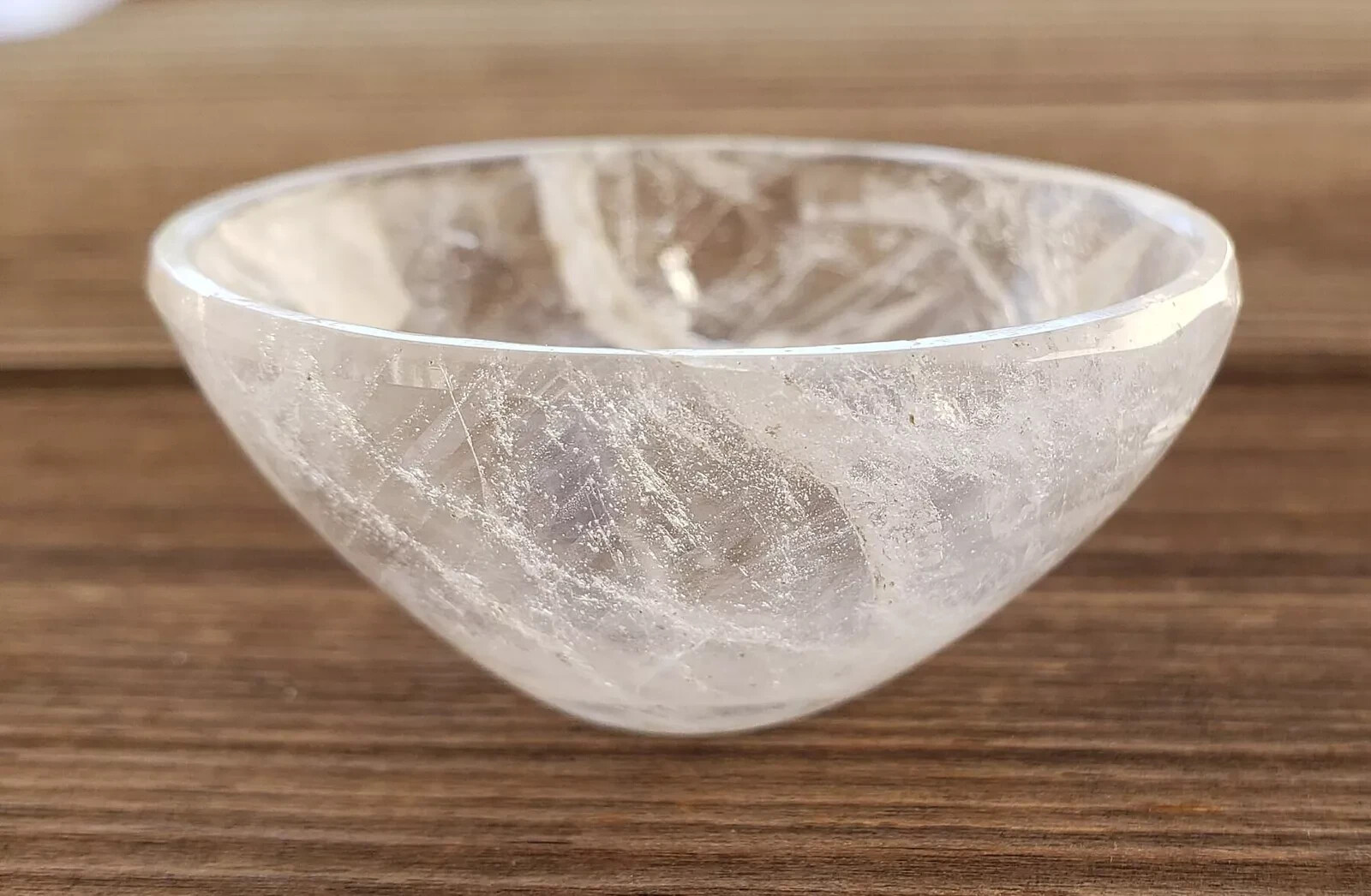 3 Inches CLEAR QUARTZ Bowl Crystal Bowl Hand Carved Bowl Gemstone Healing Bowl