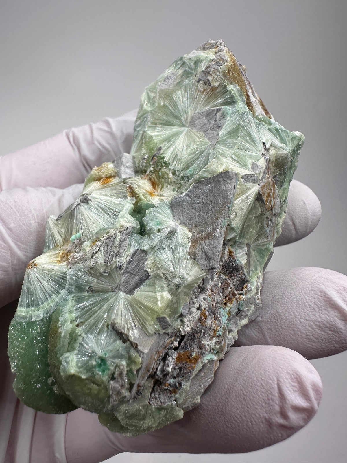 Beautiful Large RARE GREEN Wavellite Specimen from Arkansas