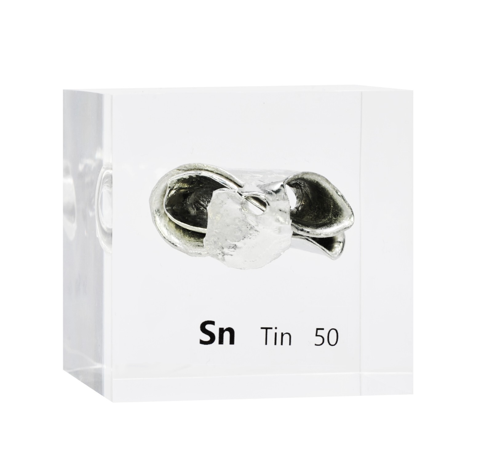 Tin 50mm Lucite Acrylic Cube for Element Collection USA SHIPPING