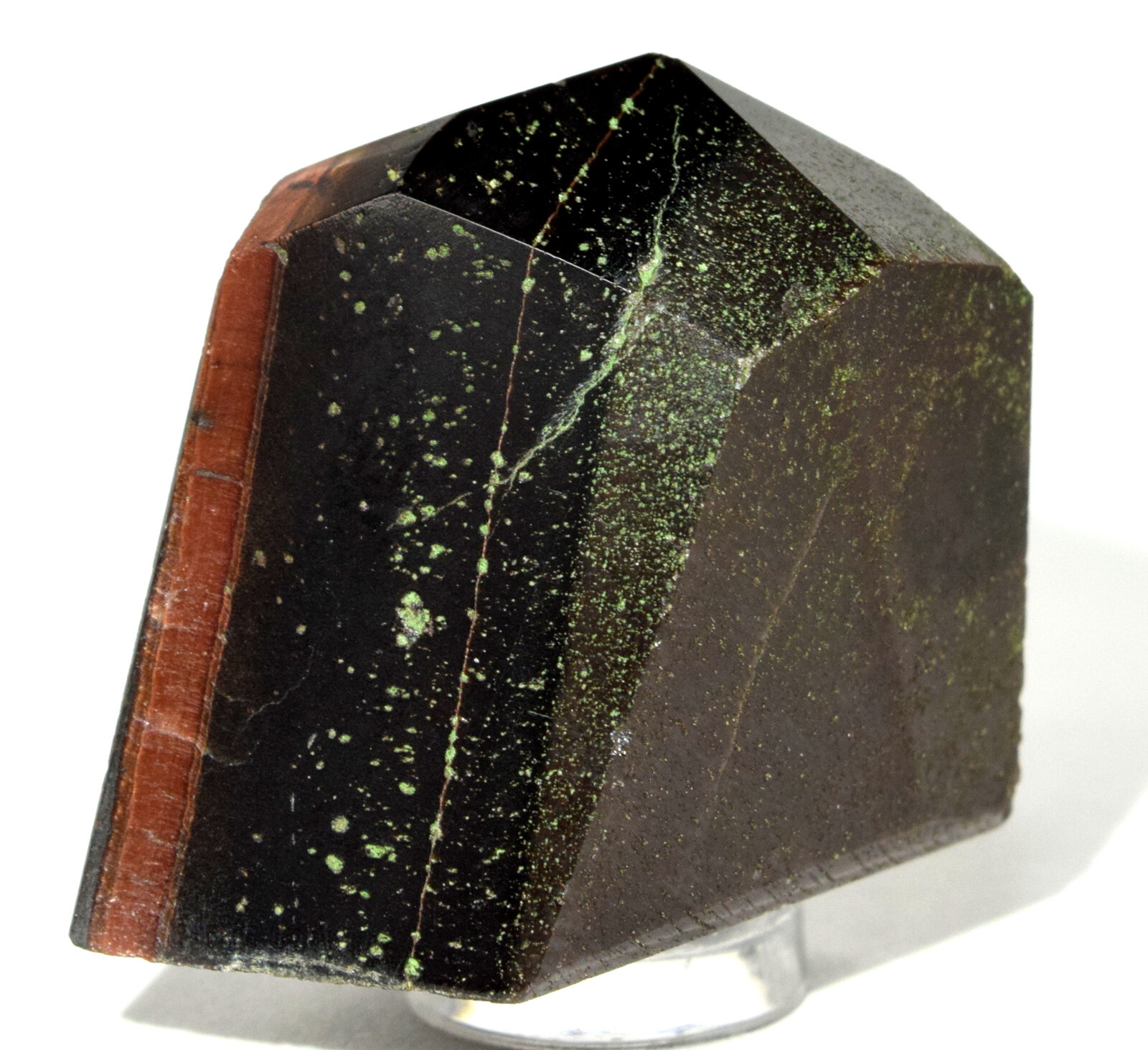 210ct Red Tiger Eye Point Polished Chatoyant Gemstone Crystal Mineral – Africa