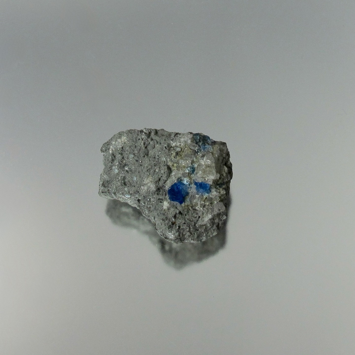 RARE hauyne IN MATRIX thumbnail specimen Eifel Germany