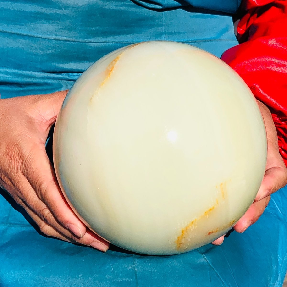 5220g Natural Afghan Jade Chakra Quartz Sphere healing ball Specimen