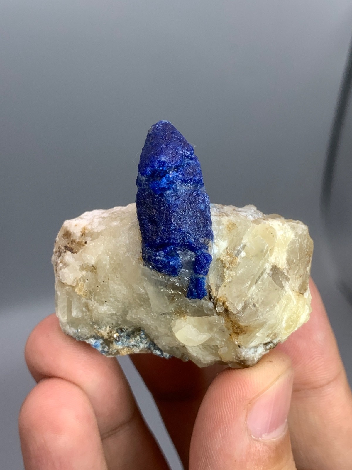 54.7g Afghanite Crystal on Matrix Badakhshan Afghanistan Mineral Specimen