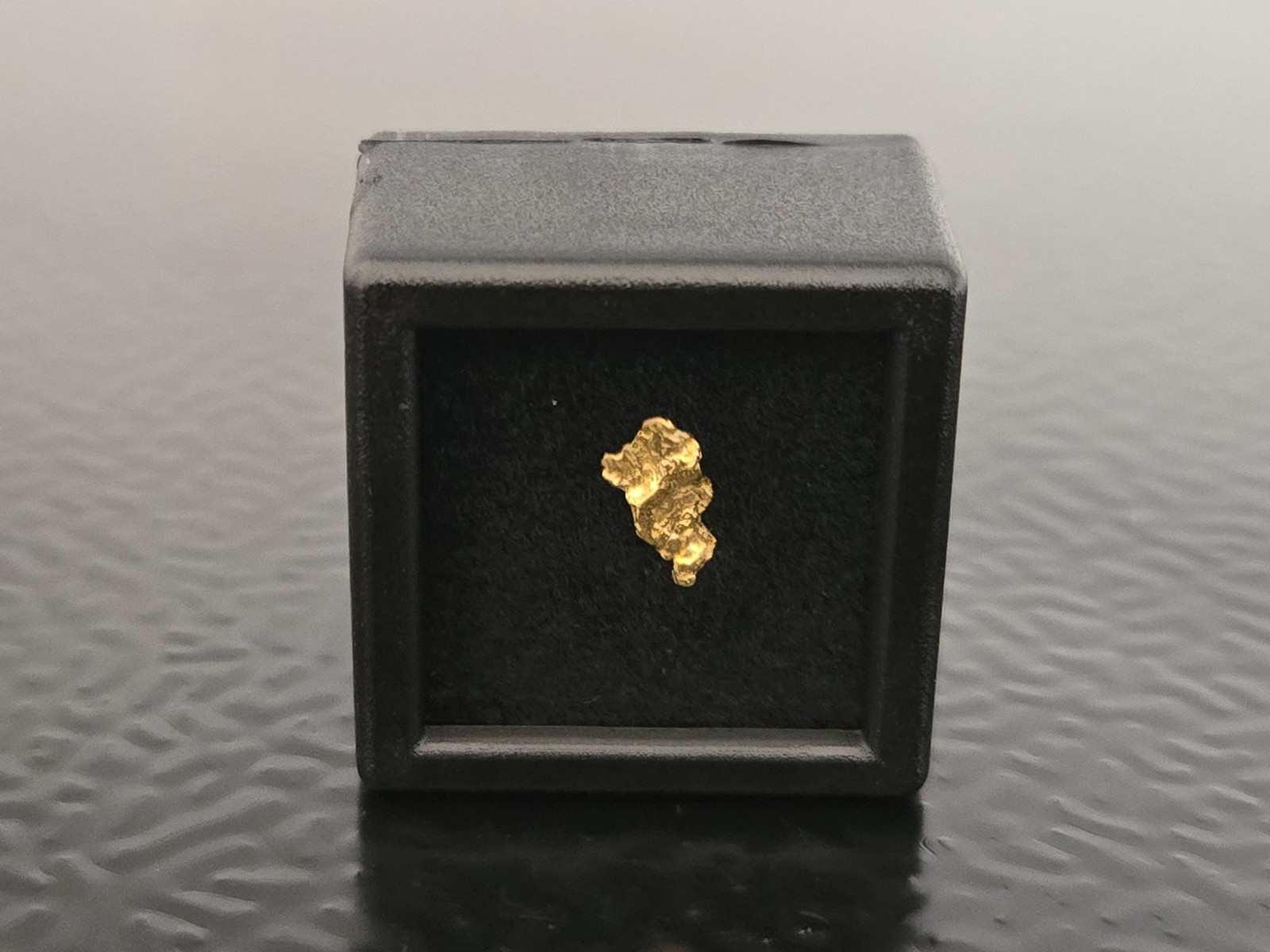 Crystalline Alaska Gold Nugget 0.262g Natural Placer Gold Display Specimen