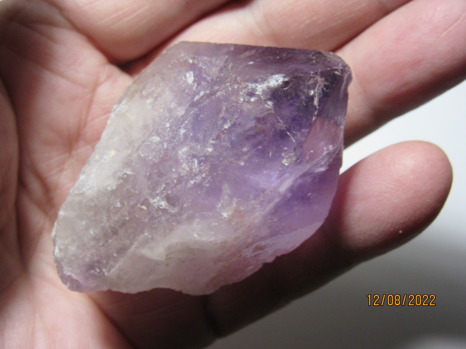 Amethyst Quartz Crystal Point 2 5/16″ Rough Collectible Reiki AQPR-1