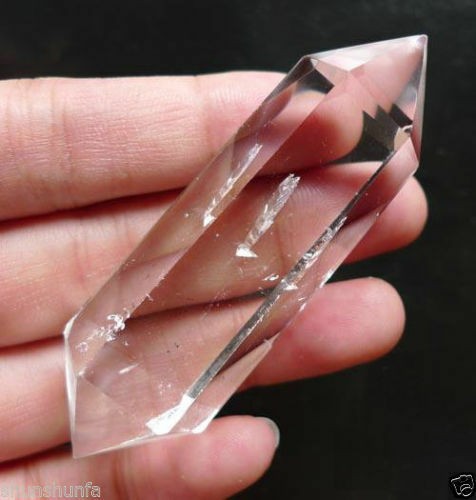 NEW AAA 100% NATURAL ROCK CLEAR QUARTZ CRYSTAL DT WAND POINT HEALING