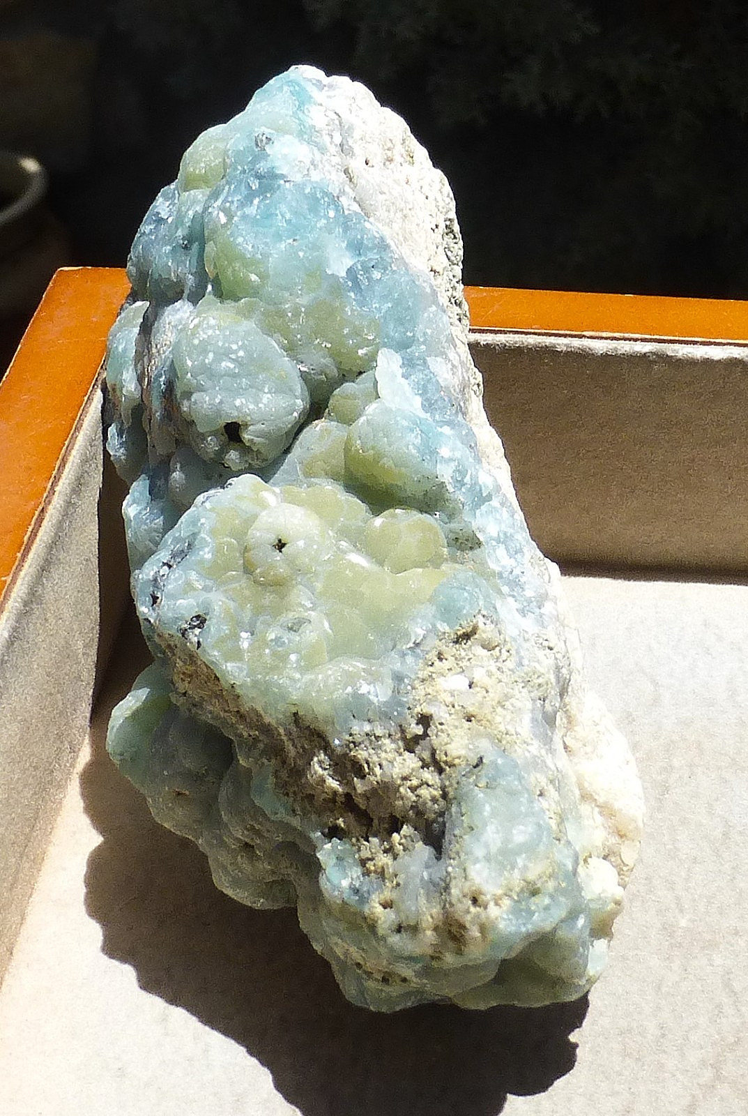 Large GREEN Smithsonite specimen from Choix Sinaloa Mexico (295 grams.)