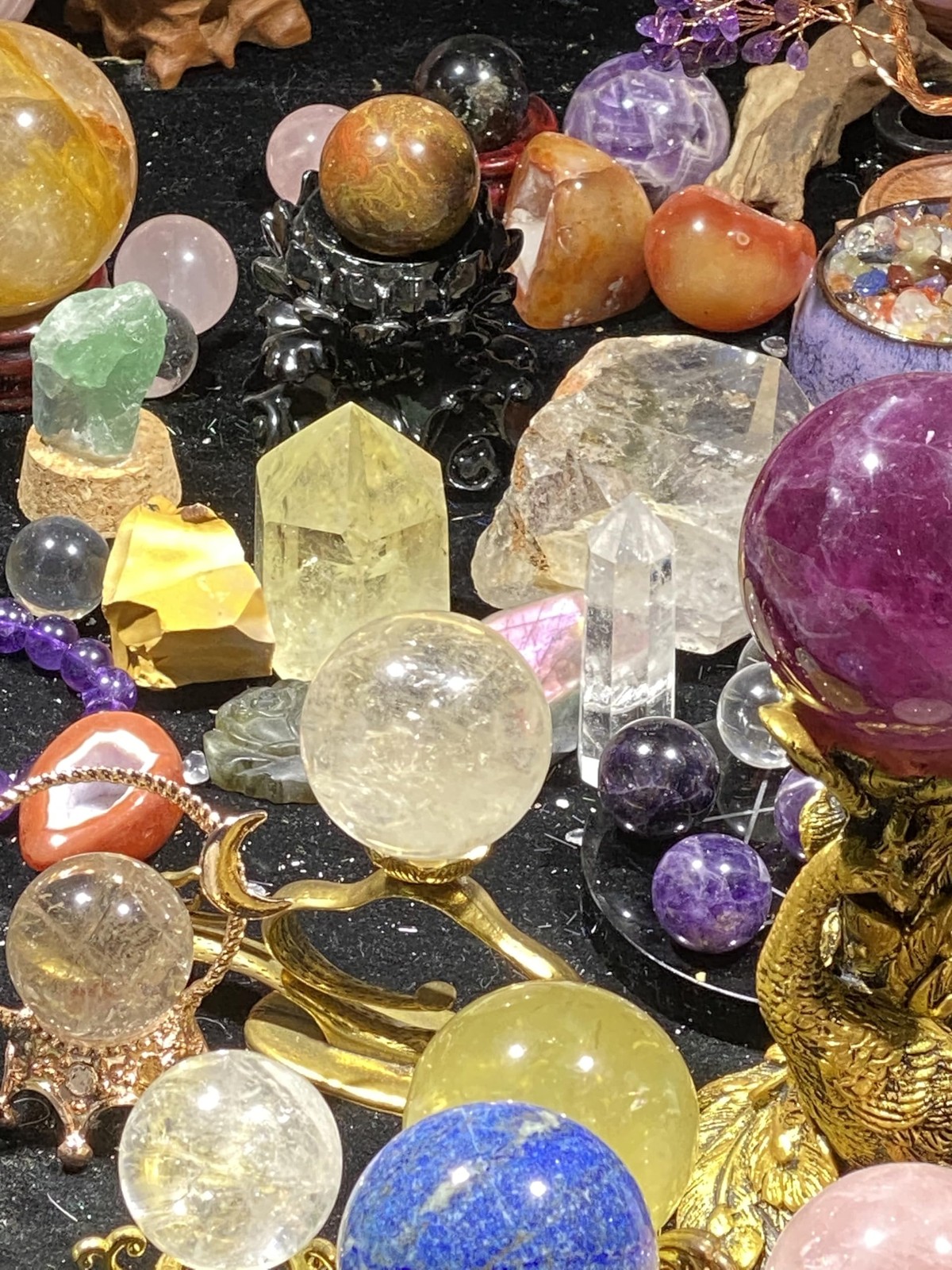 1lb Mystery Crystal , Randomly Selected with Polished Natural Crystal for Hom…
