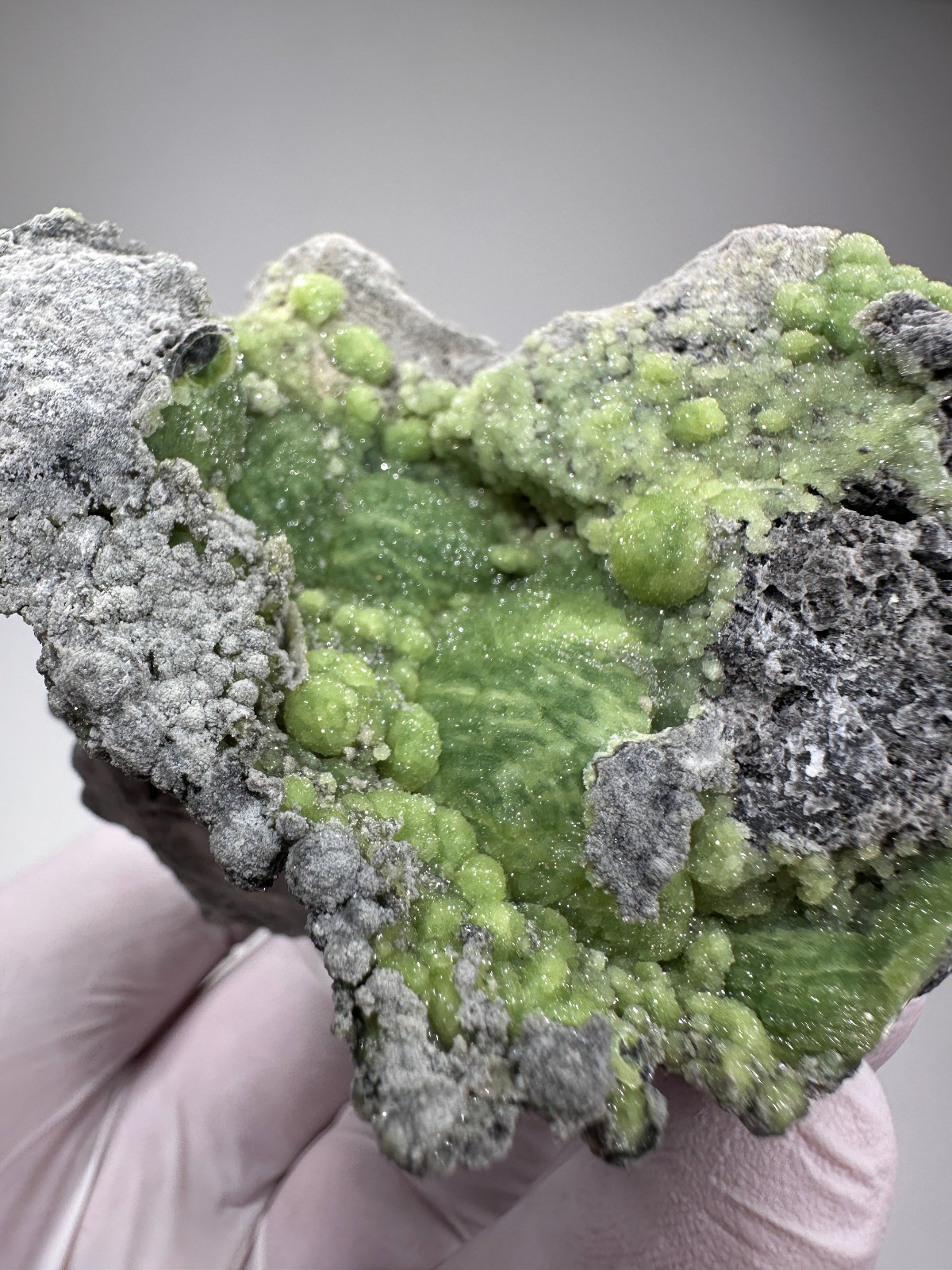 Beautiful Large RARE GREEN Wavellite Specimen from Arkansas