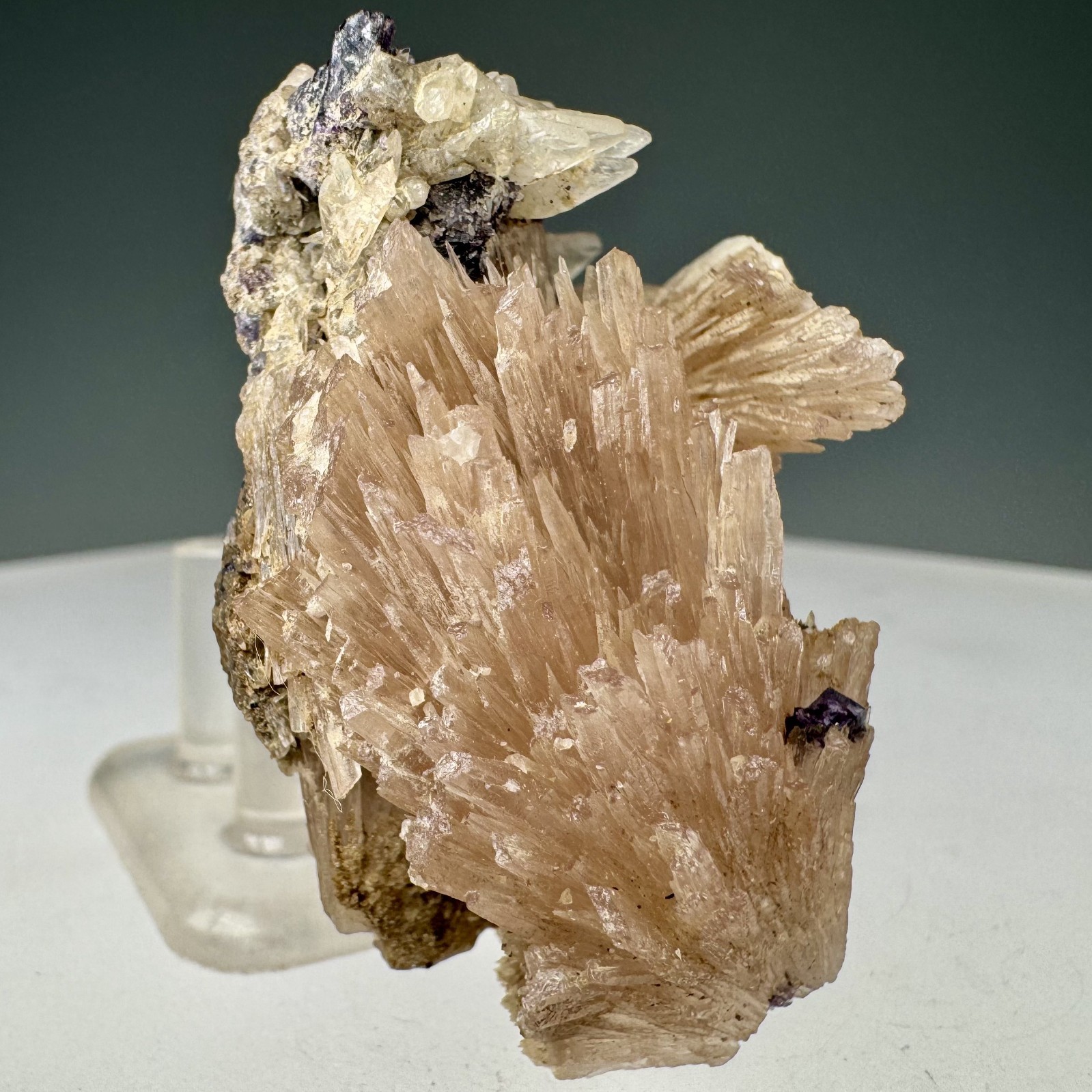 Superb Pink Strontianite Xls: Minerva #1 Mine, Cave-in-Rock Hardin Co., Illinois