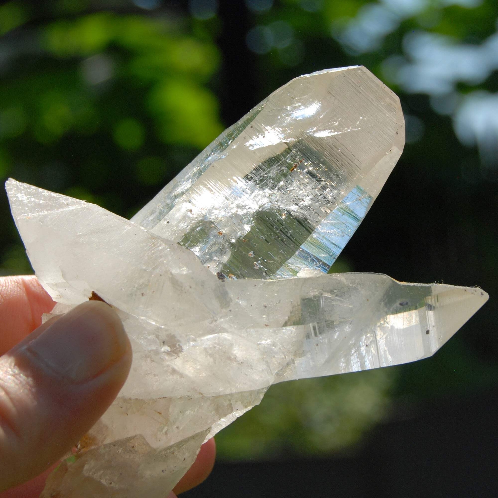 4in 160g Tantric TWIN FLAME Soulmate Colombian Lemurian Seed Crystal Cluster, Se