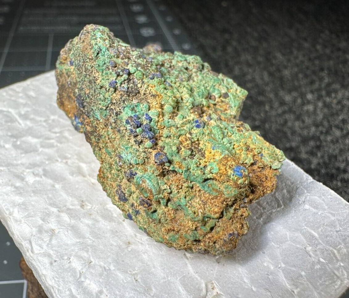 ➤ 1-7/8″ AZURITE & MALACHITE CRYSTAL CLUSTER – Kelly Mine New Mexico VIDEO➤209