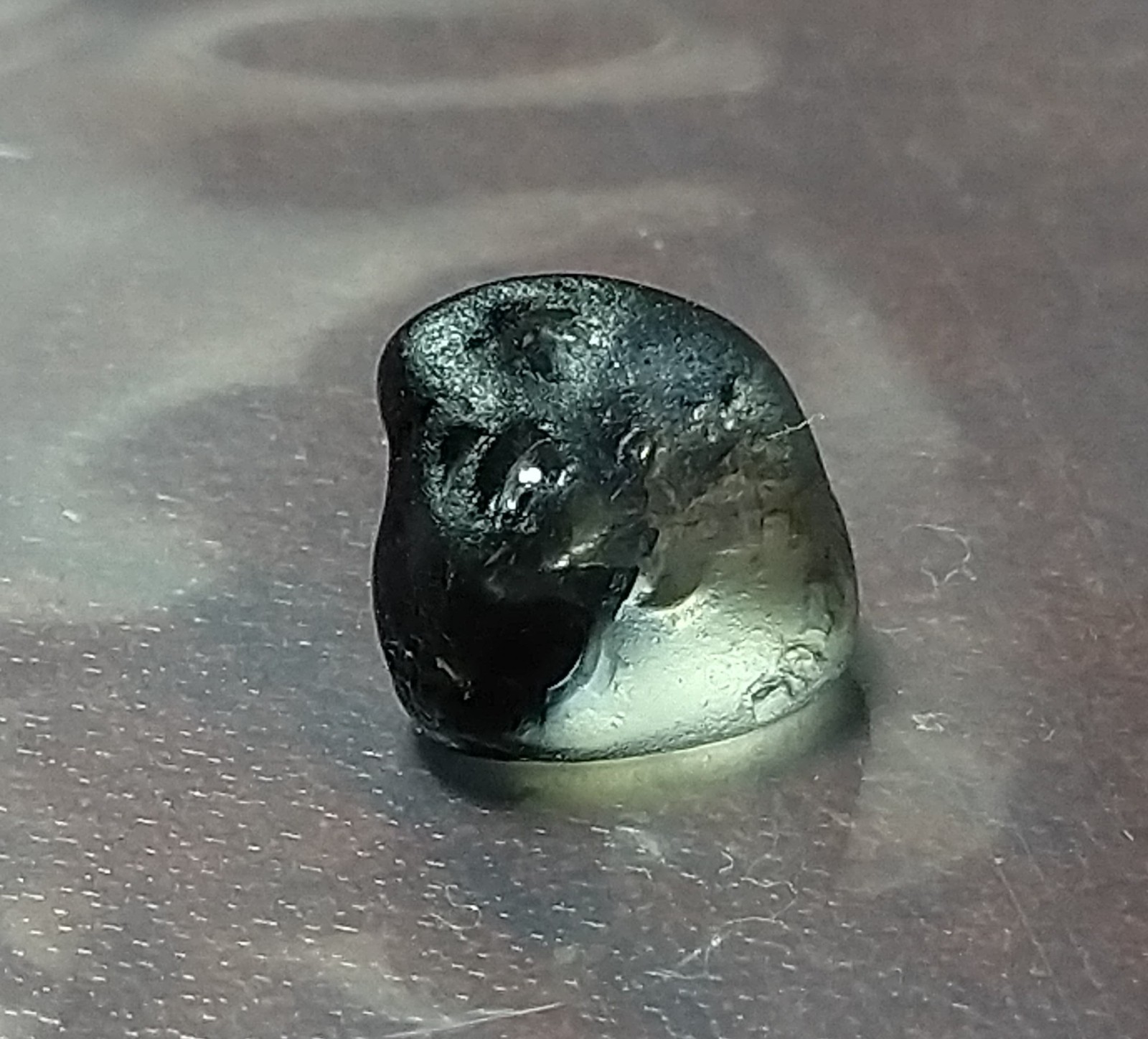 Natural Bi-Colour Sapphire 2.50ct Rough Stone Sri-Lanka.
