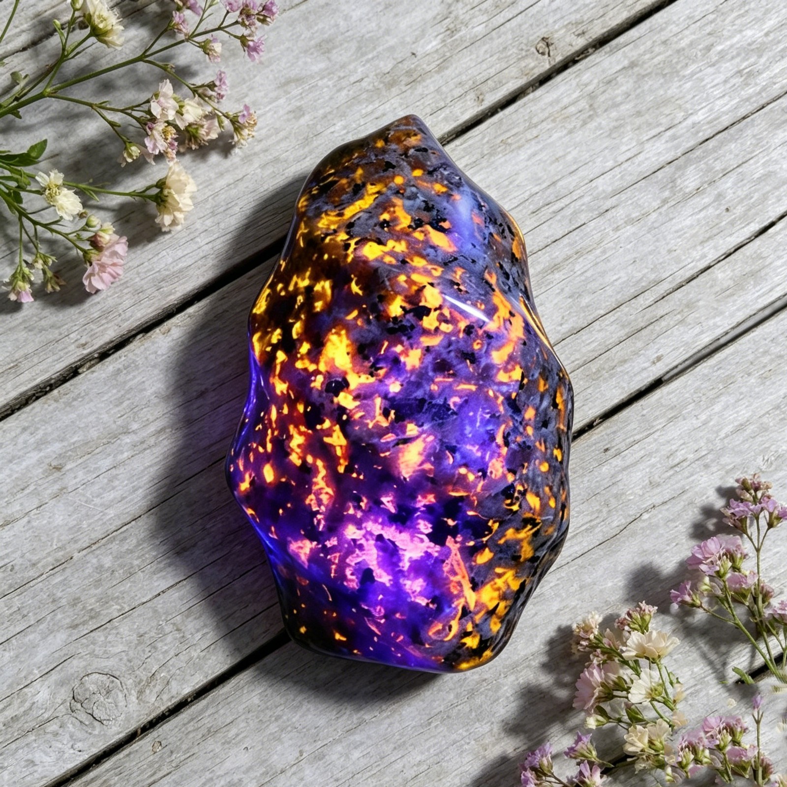 Natural Amethyst Agate Crystal Heart, Healing Chakra Stone, Mineral Specimen