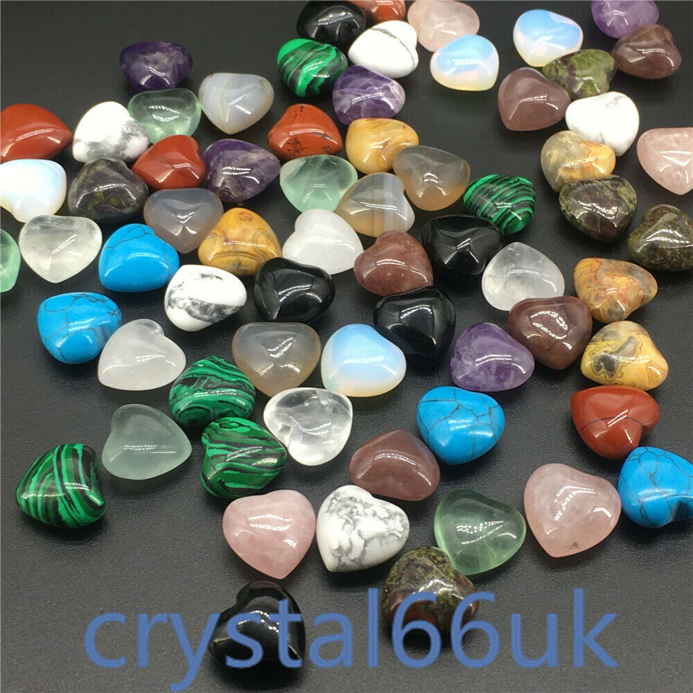 wholesale A lot of Natural quartz Crystal mini heart Carved Crystal pendant