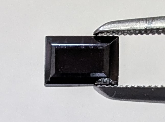 Faceted Rutile 0.49ct Baguette