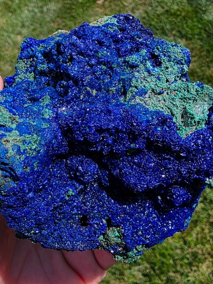 💙💚 High-Grade Azurite with Malachite — Touissit, Morocco 💚💙 1.5lbs