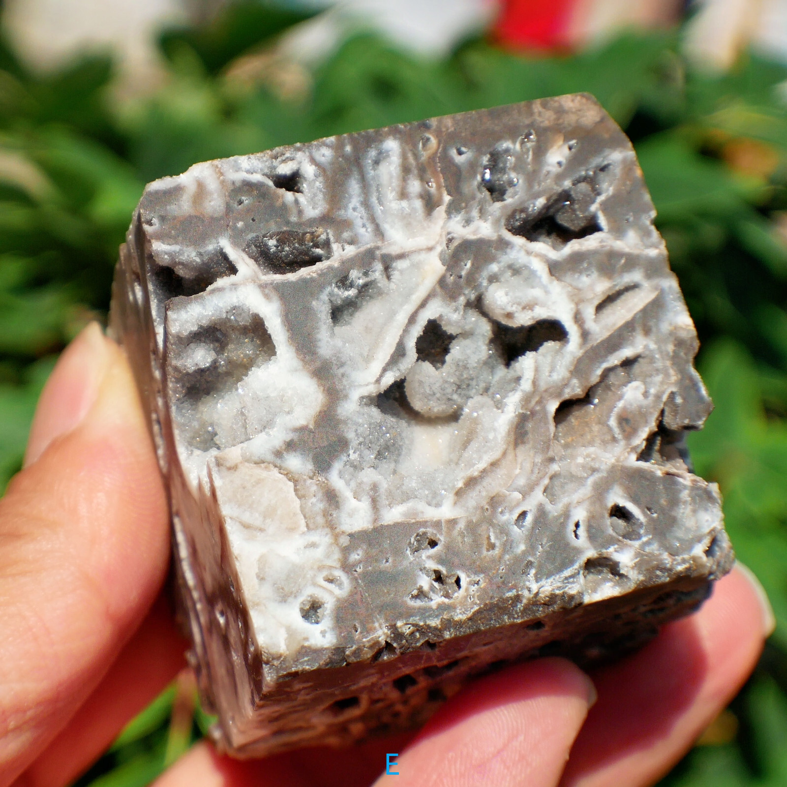 2″ Sphalerite Druzy Geode Cube Crystal Healing Gemstone Natural Mineral Specimen