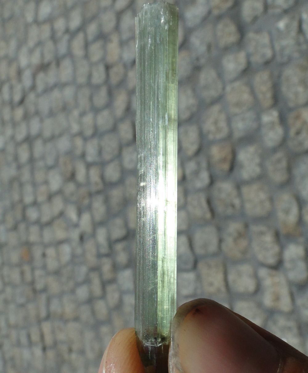 2-3/8″ Unique Green Color – Gem TOURMALINE – DRAVITE – Mwajanga, Tanzania !
