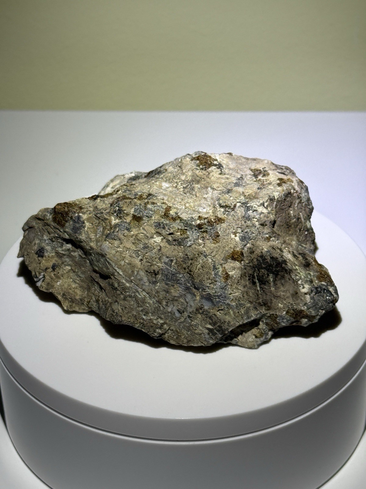 LUMINOUS Hardystonite, Willemite, & Franklinite Fluorescent Mineral Specimen