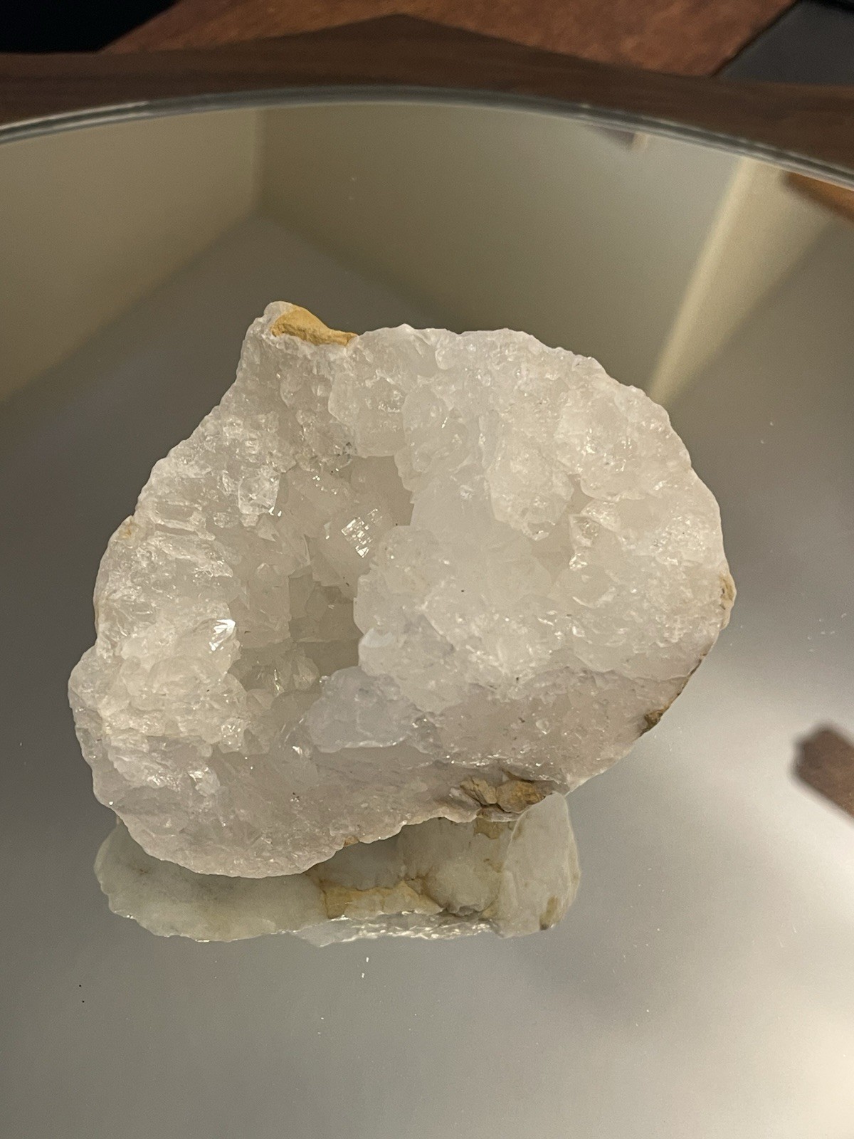 Crystal Quartz Geode, Cluster Geode, 4”x3.5”x2-3/8” (8)