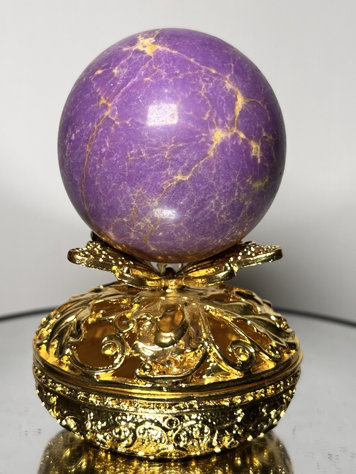 Phosphosiderite Sphere w/holder 57mm