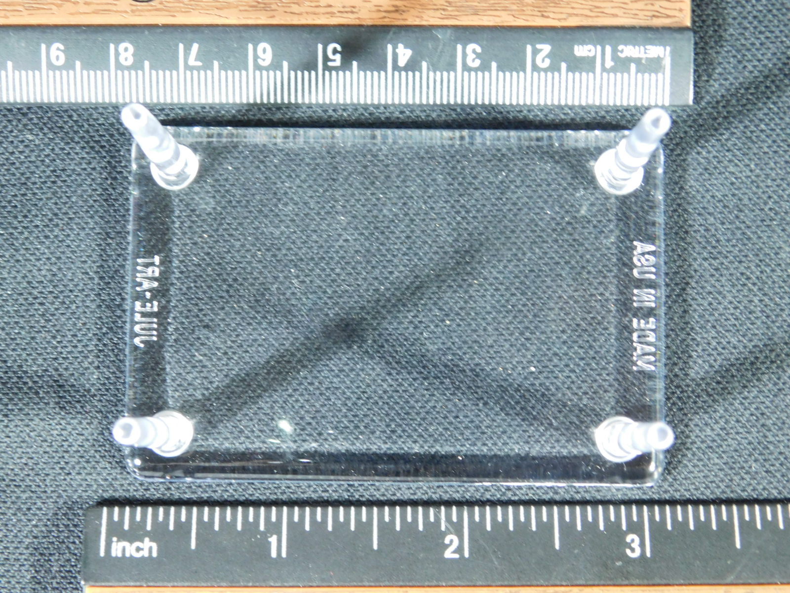 Display Stand Four Post Clear Lucite Small Size