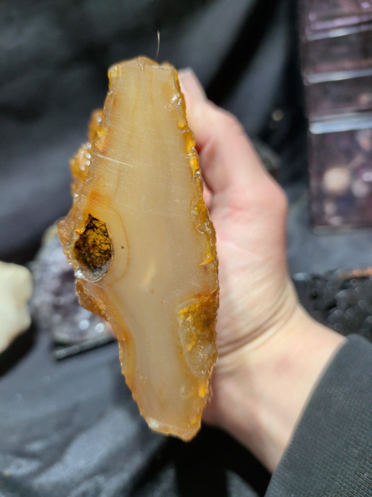 Golden Translucent Specimen Unpolished (1lb 4oz)