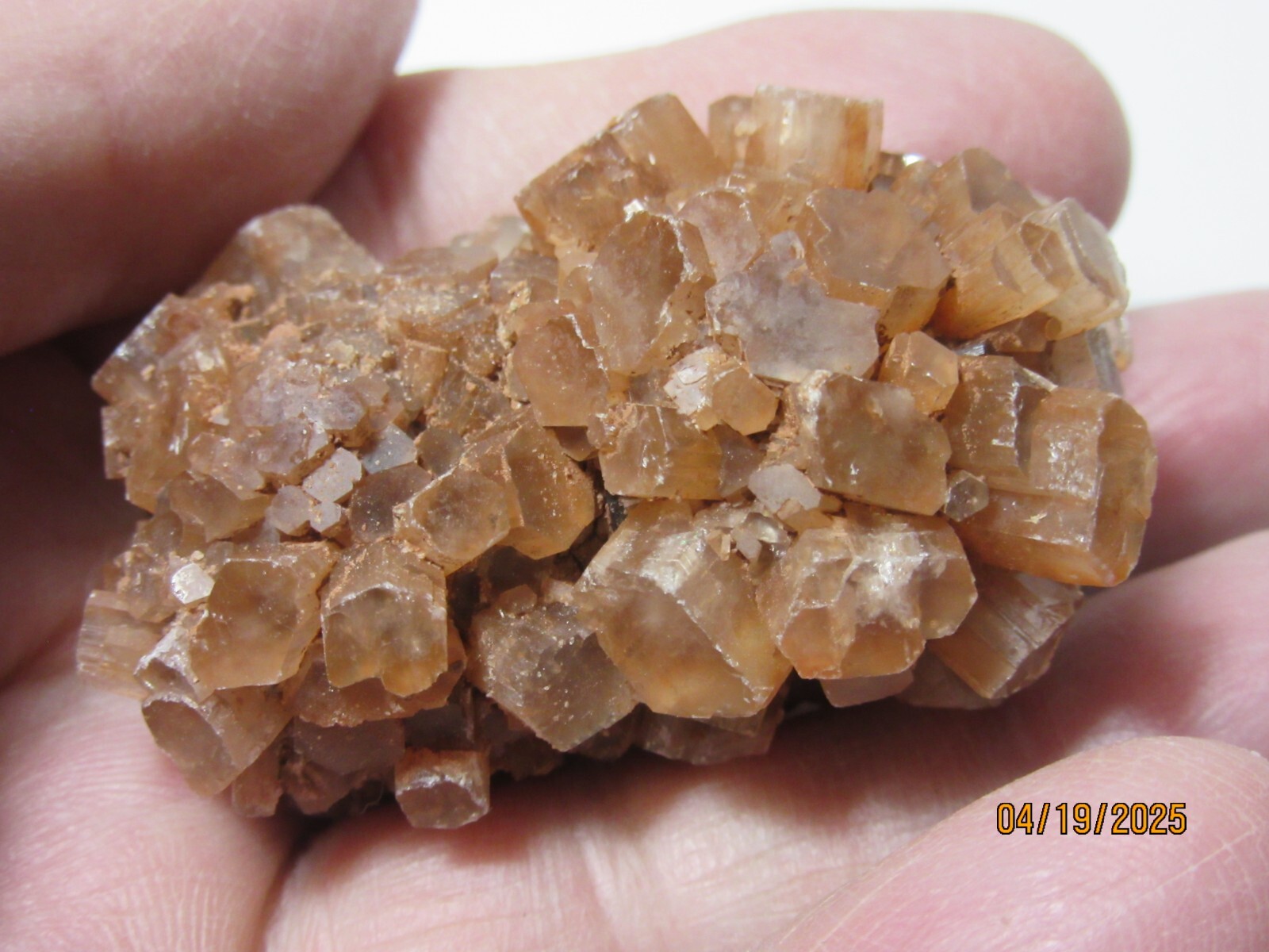 Aragonite Brown Crystal 2 3/16″ Mineral Morocco Collectible ABCMC-358