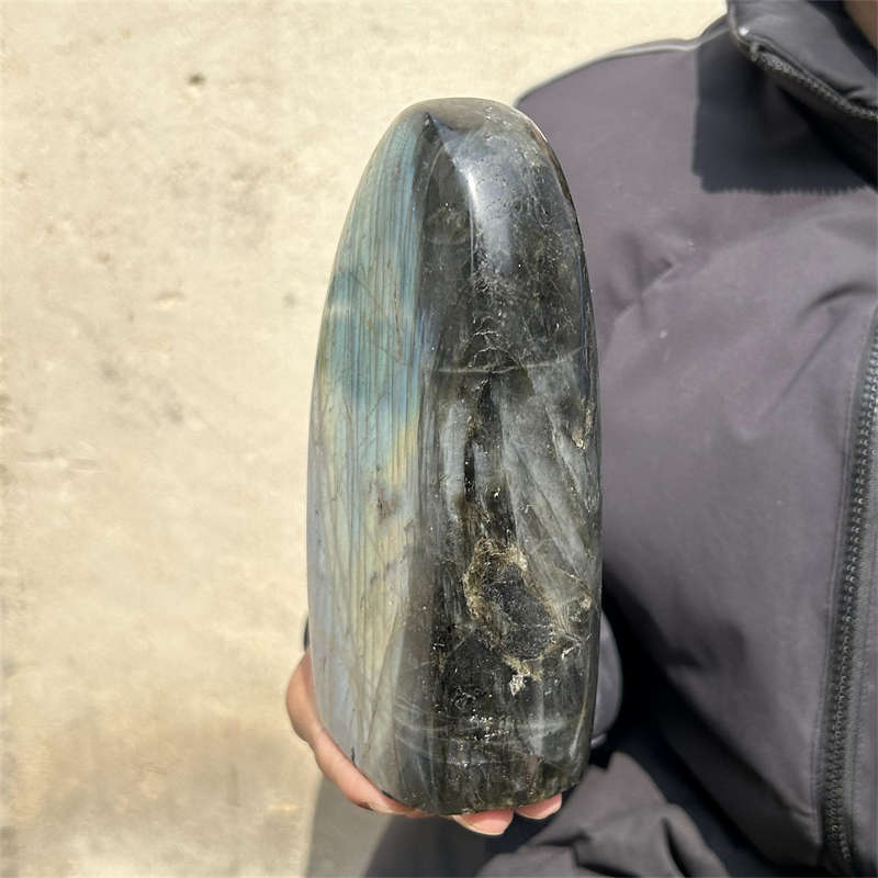 1.8kg Natural Labradorite Quartz Crystal Spectrolite Mineral Reiki healing