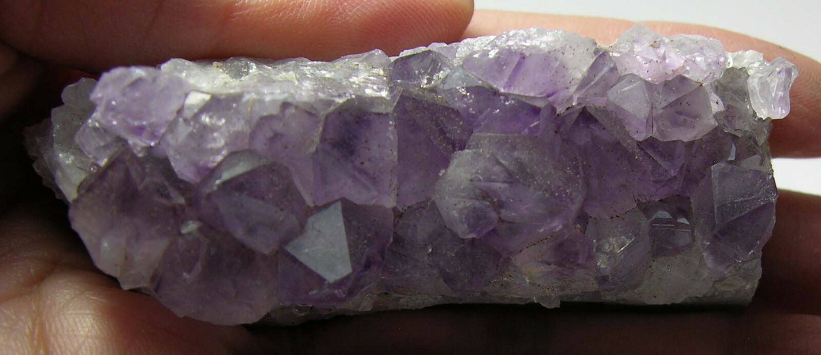 #8 2 3/8 in 100% Natural Brazilian Amethyst Crystal Cluster Specimen 72.00mm