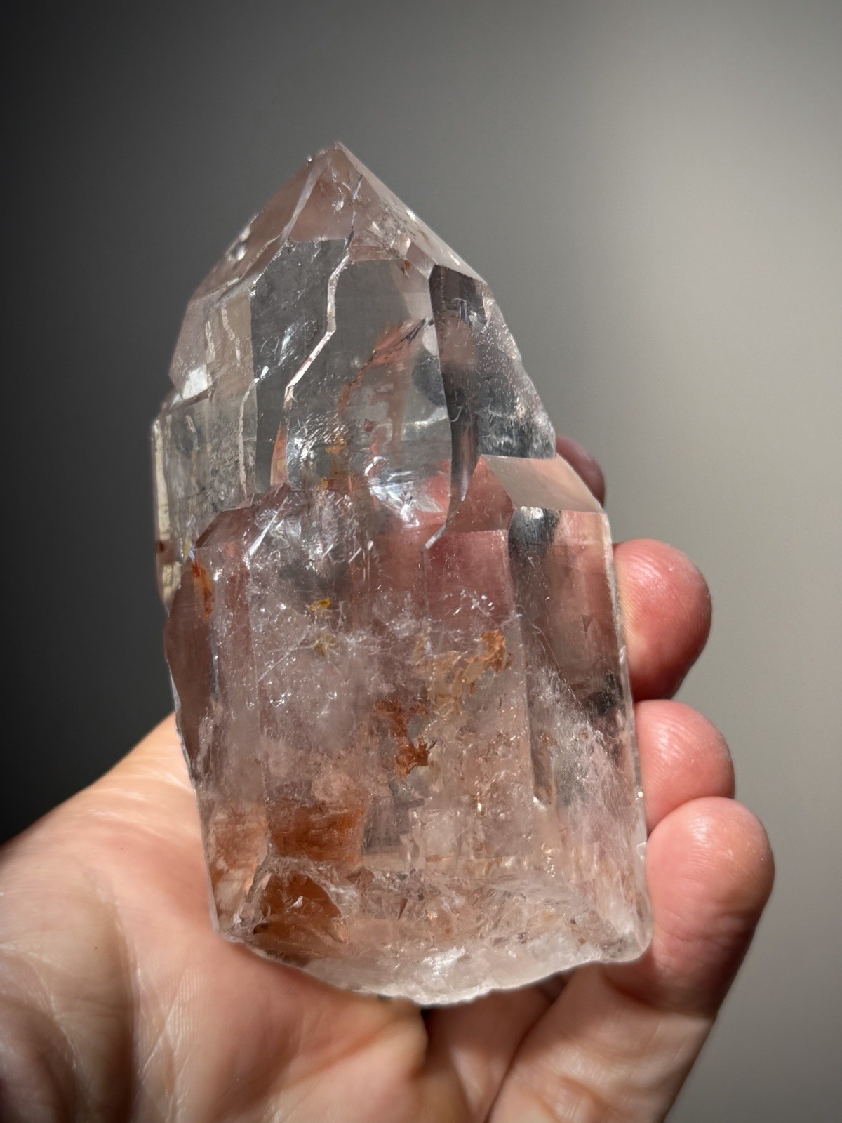 Cathedral Quartz Crystal Iron Quartz Glassy Quartz Window Quartz Brazil Crystal