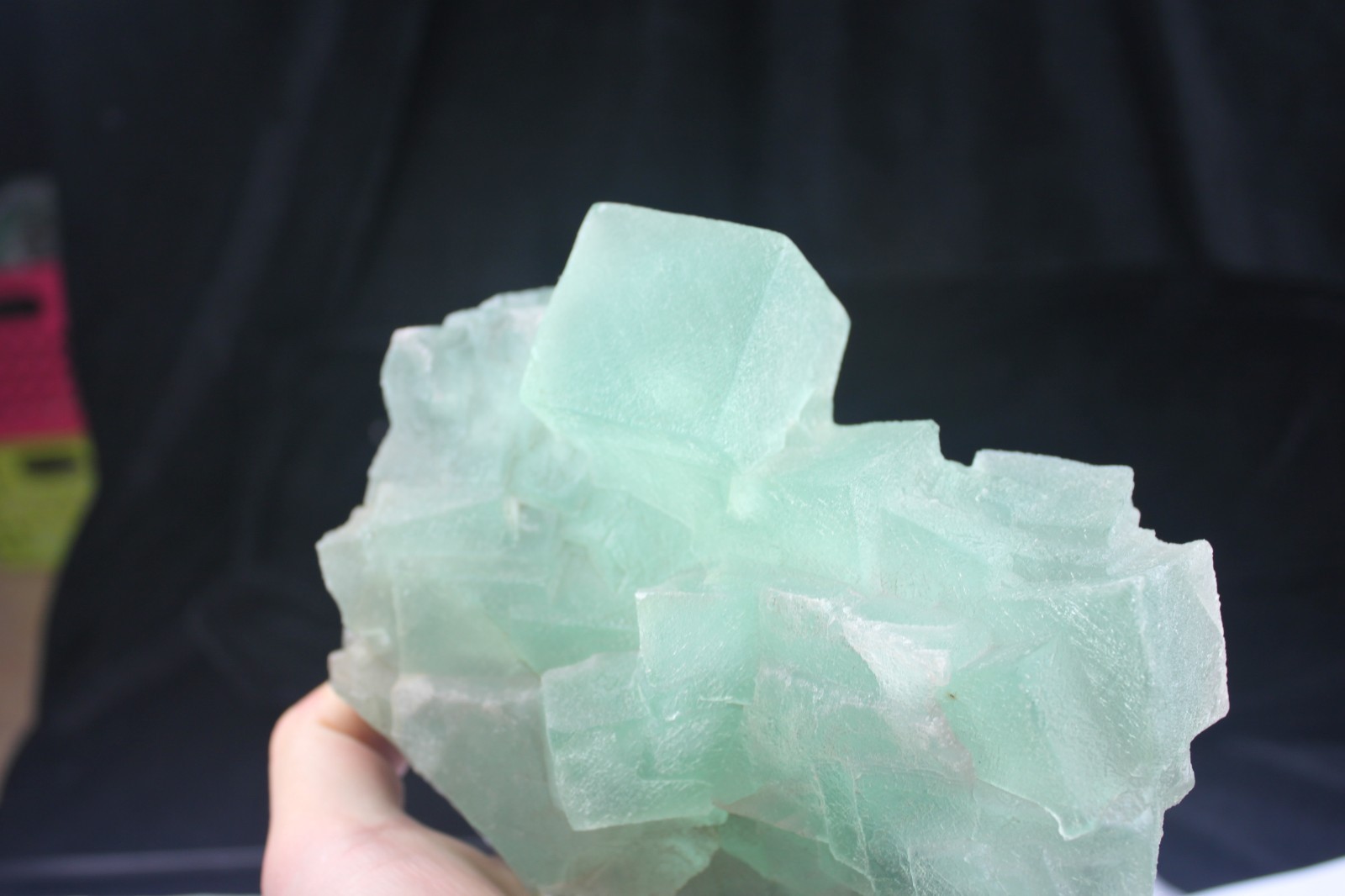 4lbs Big Museum Quality Green Fluorite Mineral Specimen