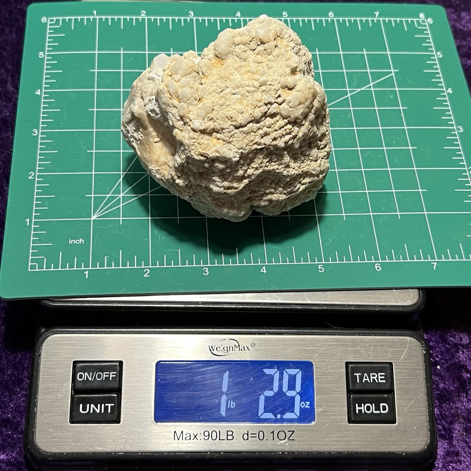 Unopened Geode 3-1/3” Quartz Crystal Rattler Crack Break Your Own Hollow 1.2Lb