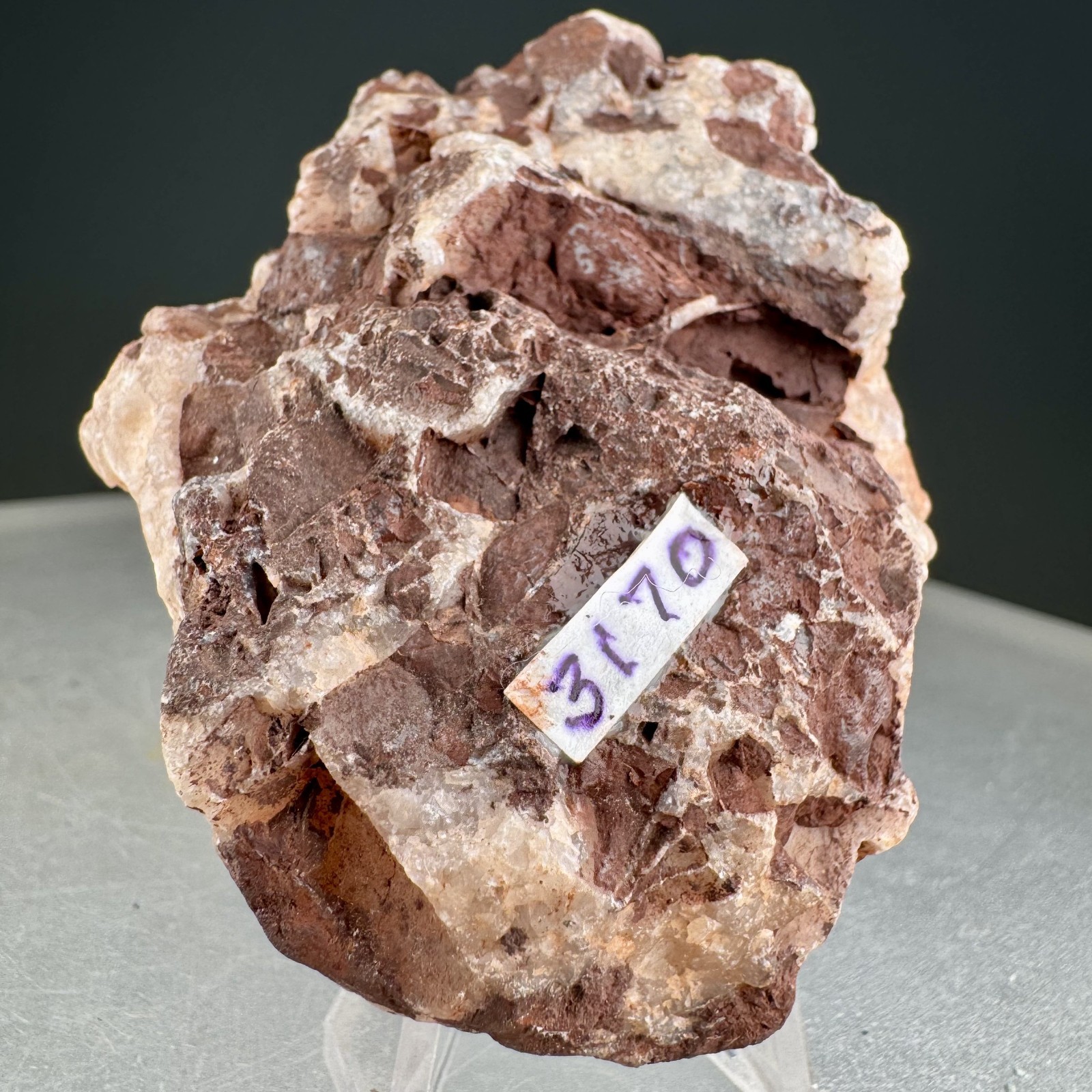 Nice Pink Manganocalcite: Montreal Mine, Gogebic Range, Iron Co., Wisconsin