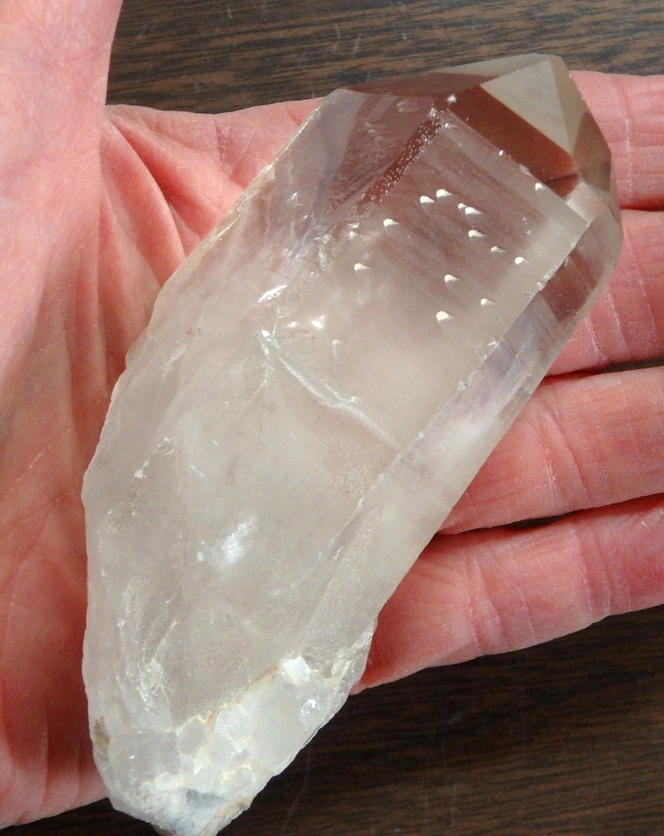 Crystal ✨ Beautiful Clear Lemurian Point Natural Record Keepers 167 grams