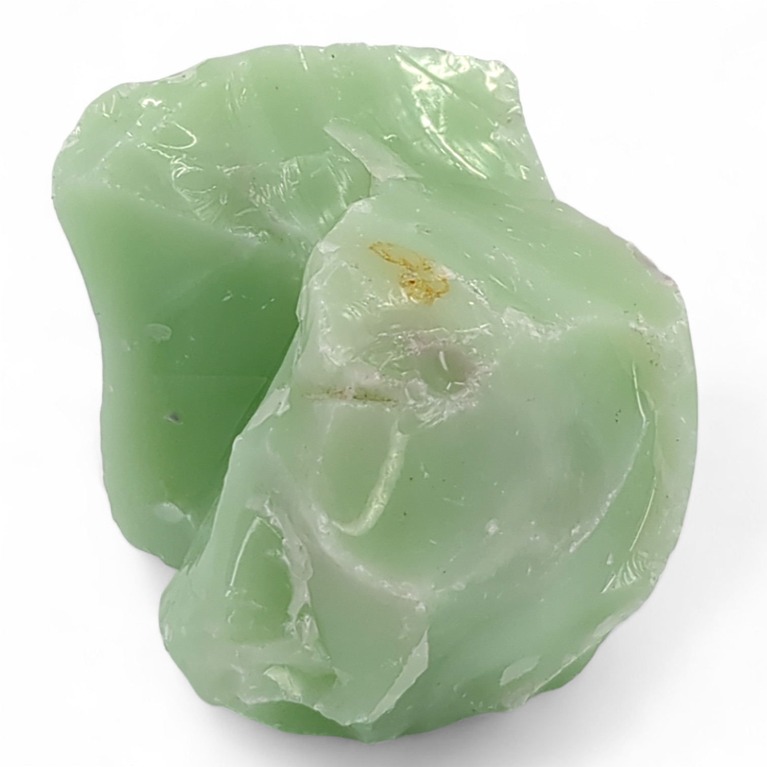 Jadeite Opaque Art Glass Cullet Slag Glass #4XL57