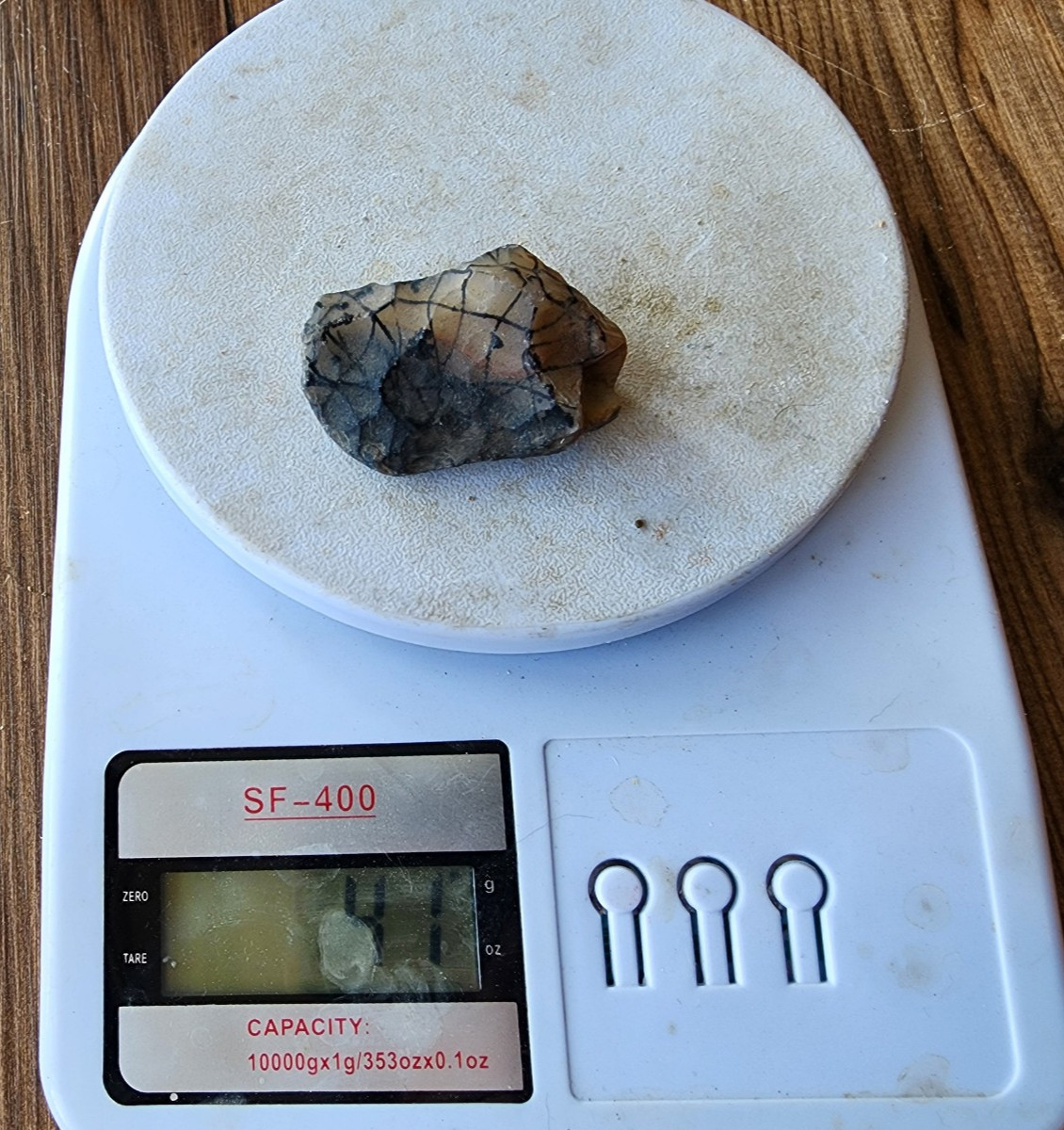 1.44 oz (41 gr) Spider Web Agate, Rare Agate, Unique Agate, Agate Specimen, 玛瑙