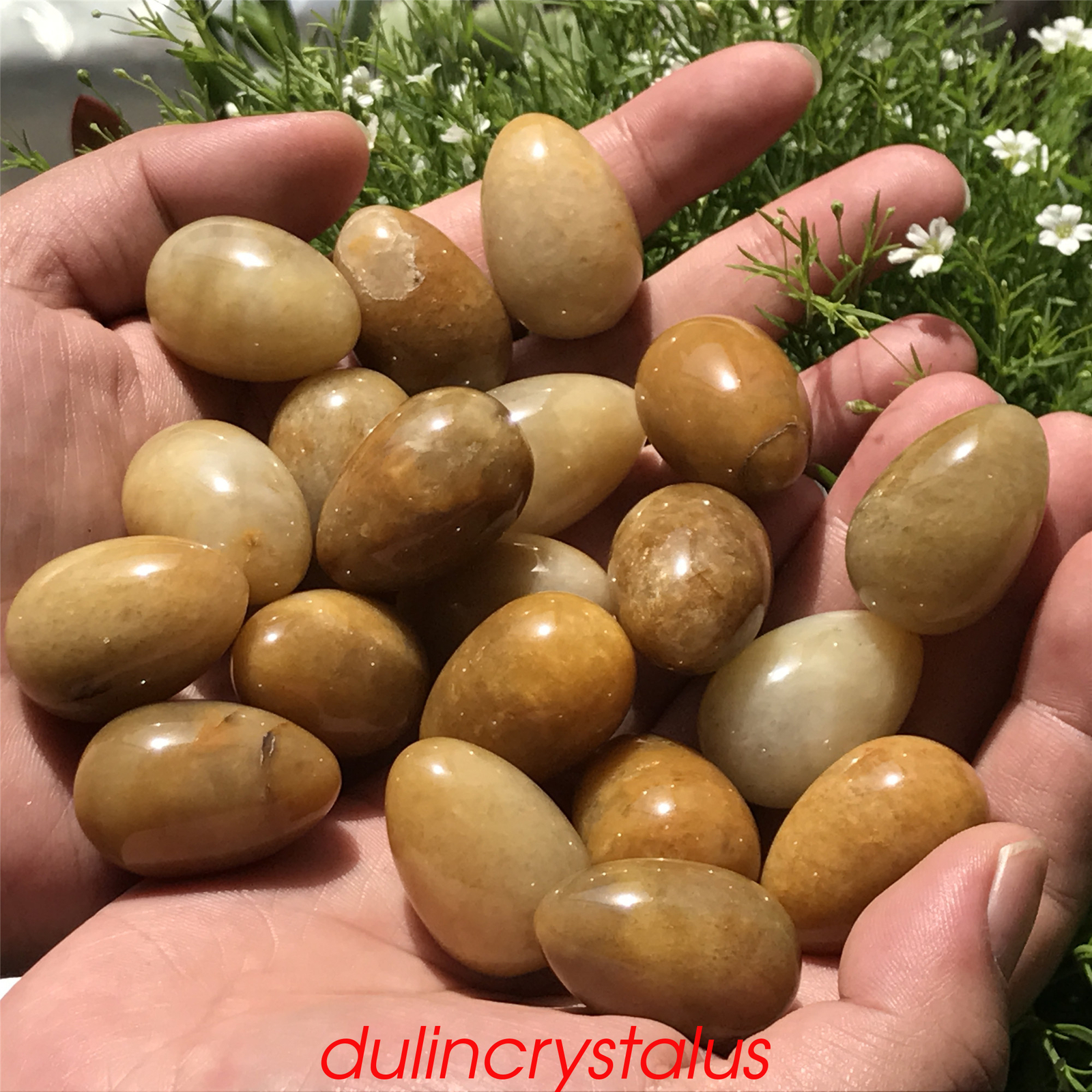 Mookite jasper eggs quartz crystal pendant mineral samples reiki healing10pcs