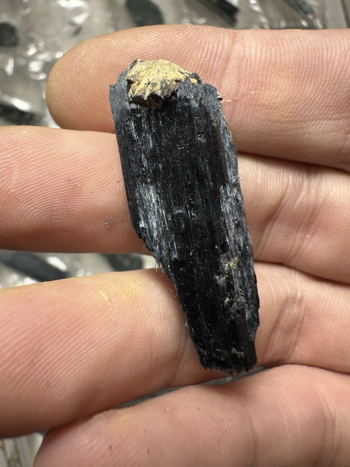 35 piece flat of Arfvedsonite from Mount Malosa, Zomba, Southern Region, Malawi