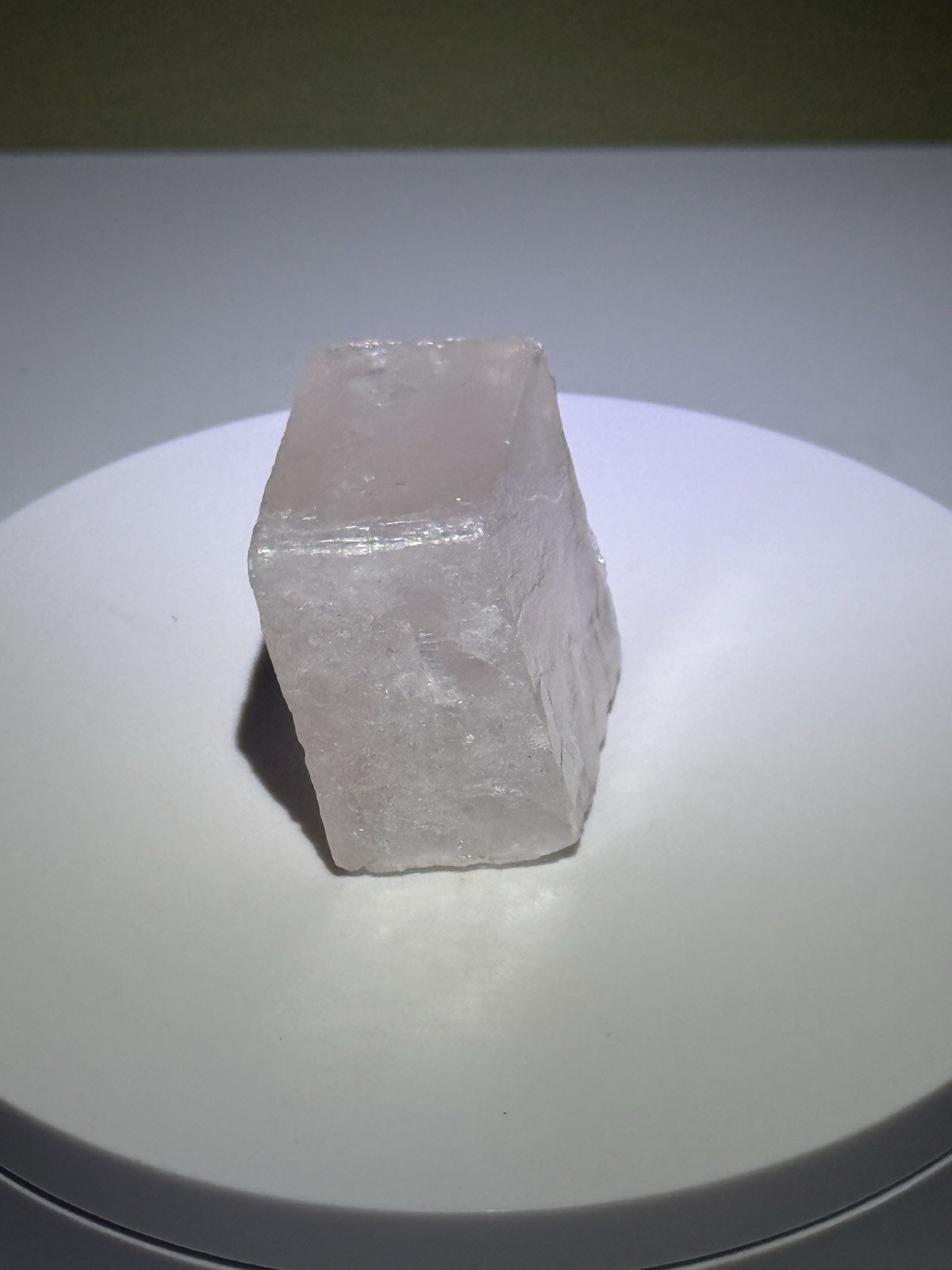 RADIANT Iceland Spar Calcite Crystal Specimen w/ Terlingua-like Fluorescence