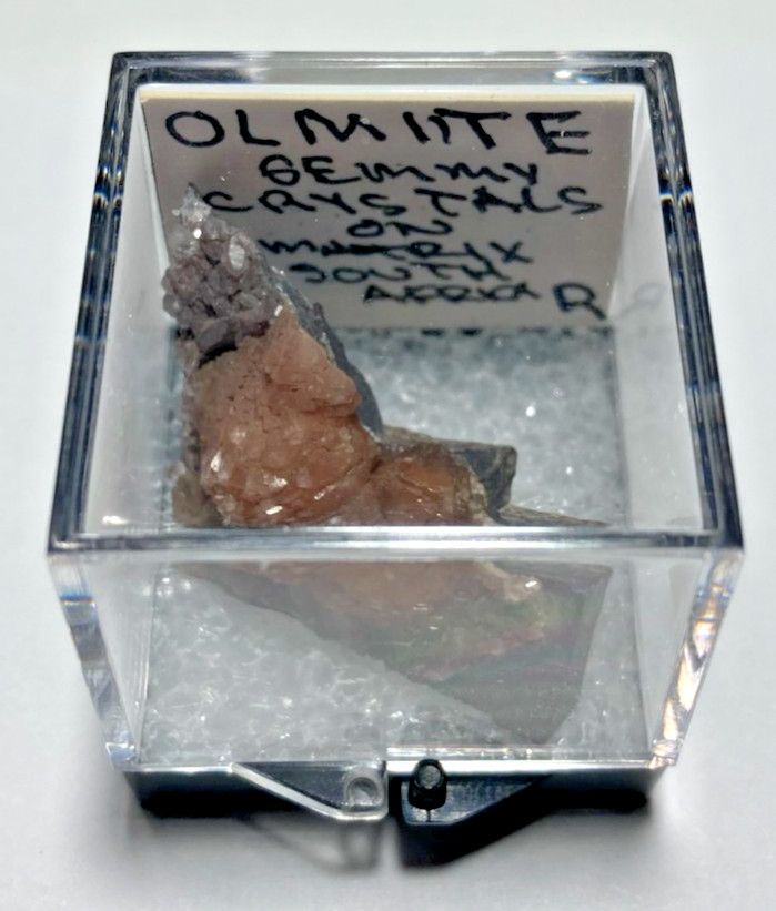Nice Olmiite on Maganese Thumbnail from South Africa