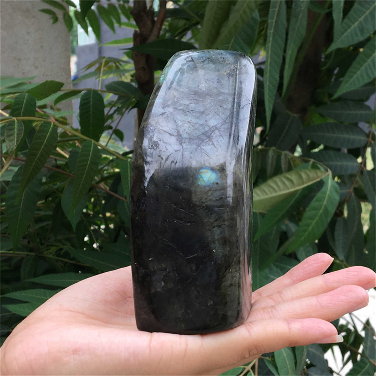 760g Natural Labradorite Mineral Quartz Crystal Mineral Reiki healing