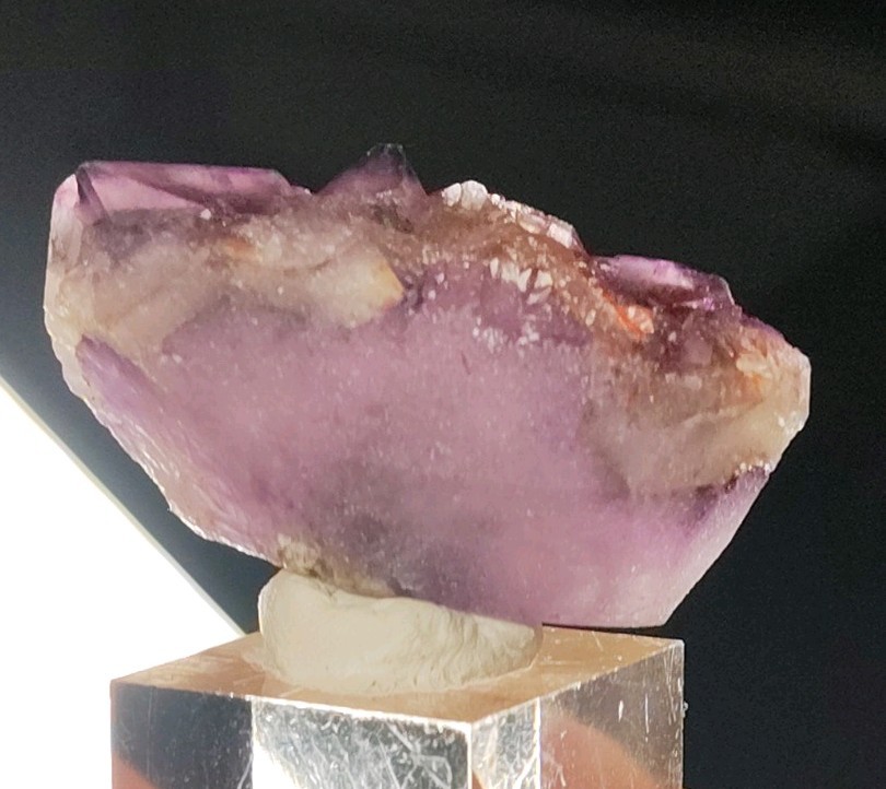 Purple Quartz Crystal Cluster Specimen on Acrylic Display Base / Stand