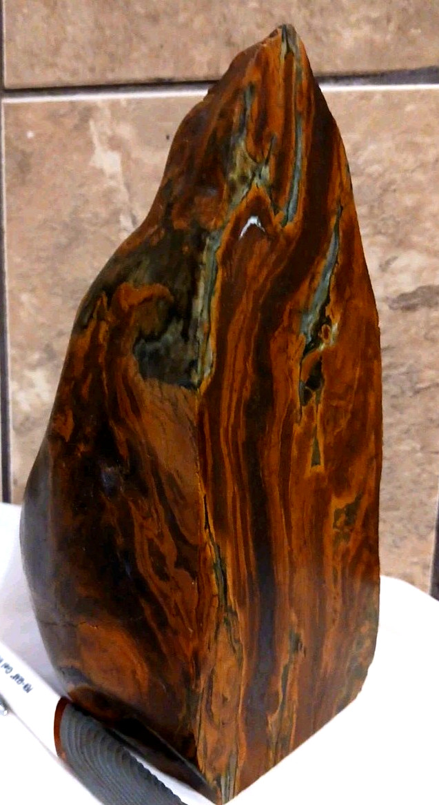 Wyoming Banded Iron Formation Crystal Polished Display Rock Quartz Genesis Stone